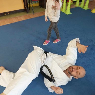 Ukázky karate na MŠ
