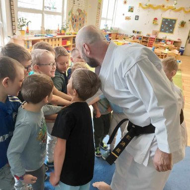 Ukázky karate na MŠ