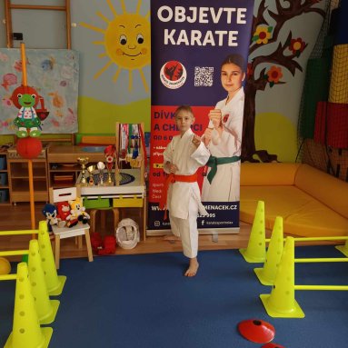Ukázky karate na MŠ